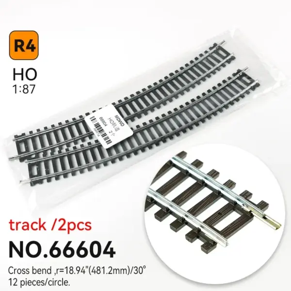 HO Scale 1:87 Nickel Silver Curved Track Model - Image 10