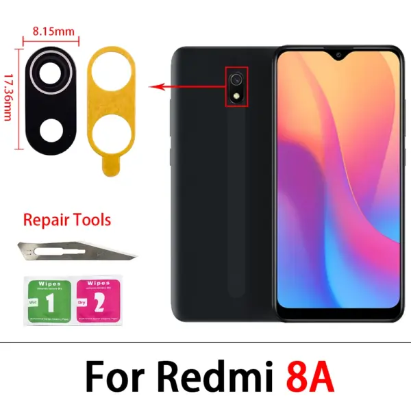 2-Piece Camera Glass for Xiaomi Redmi Series - Image 14