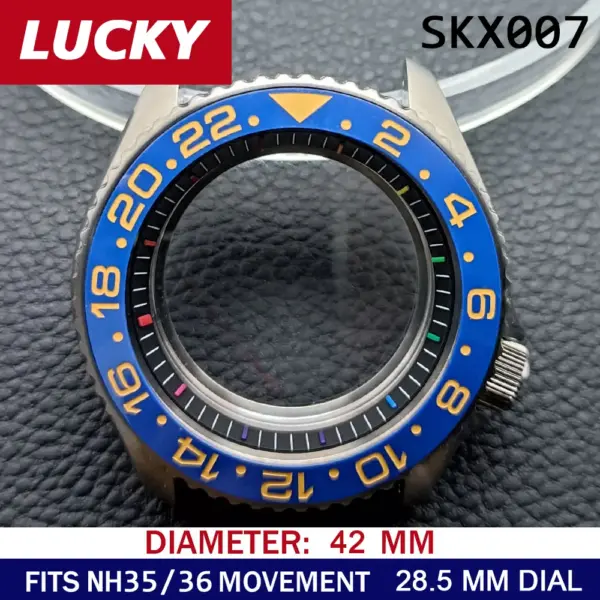 N H35 42mm Stainless Steel Watch Case - Image 46