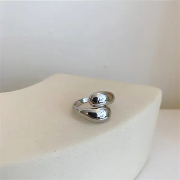 Bold Gold Silver Plated Dome Ring for Women - Image 7