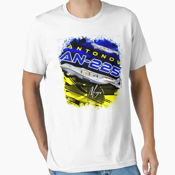Antonov AN225 Mriya Cargo Aircraft T-Shirt - Image 7