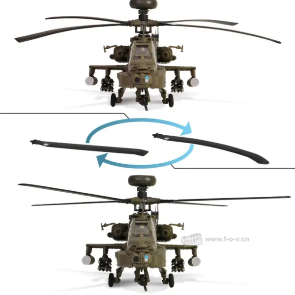 1:72 Scale US Army AH-64D Apache Model - Image 5