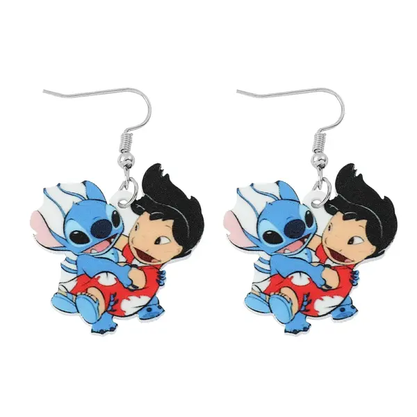 Lilo and Stitch Acrylic Drop Earrings - Image 12