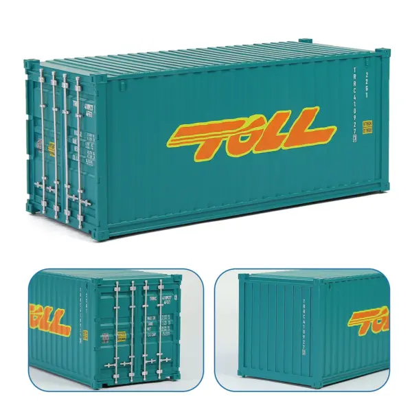 3 Pack O Scale 20ft Shipping Containers - Image 5