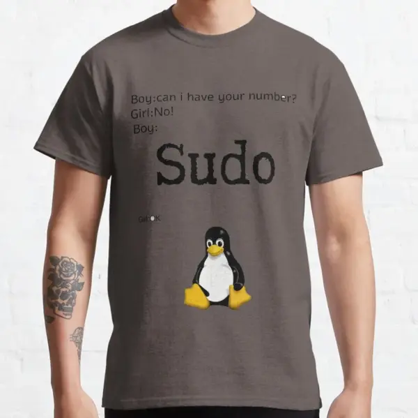 Funny Linux Programmer T-Shirt for Men - Image 4