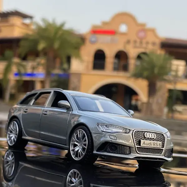 1:36 Audi RS6 Alloy Diecast Model Car - Image 5