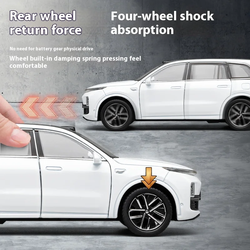 1:32 Alloy Metal SUV Model with Sound & Light 5 1:32 Alloy Metal SUV Model with Sound & Light - Image 5