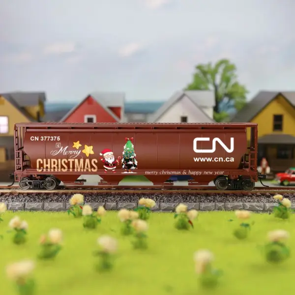 Evemodel HO Scale Christmas Hopper Car C8744 - Image 4