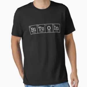 Bitcoin Periodic Table T-Shirt for Men