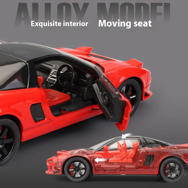Honda Acura NSX NA1 Diecast Model Car 1:32 4 Honda Acura NSX NA1 Diecast Model Car 1:32 - Image 4