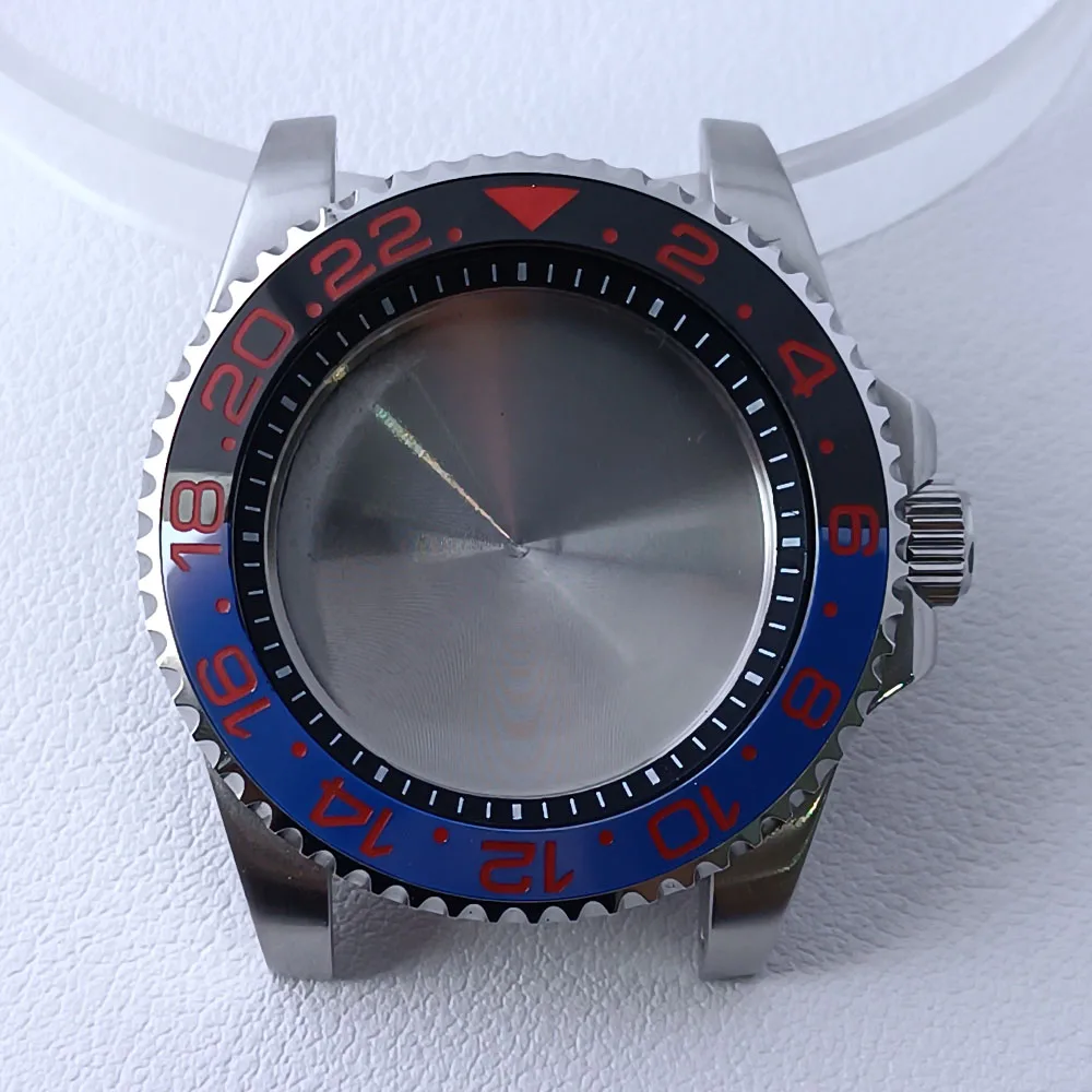 40.5mm Stainless Steel GMT Watch Case NH35/NH36 36 40.5mm Stainless Steel GMT Watch Case NH35/NH36 - Image 36