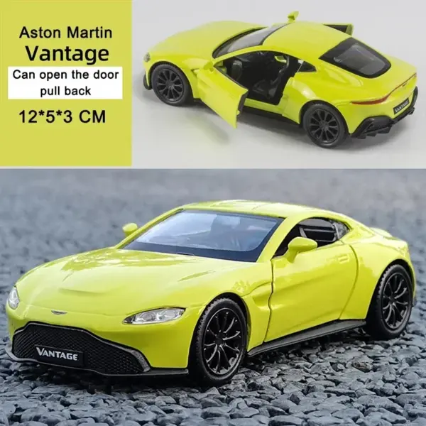 1:36 Aston Martin Vantage Diecast Model Car - Image 3