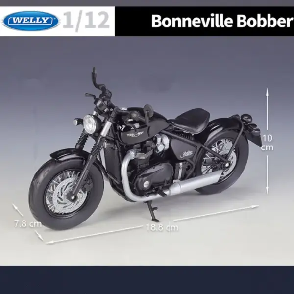 WELLY 1:12 Triumph Bonneville Bobber Model - Image 4