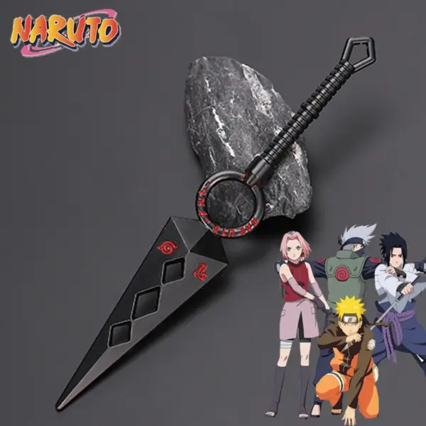 15cm Naruto Asuma Kunai Metal Sword Model - Image 6