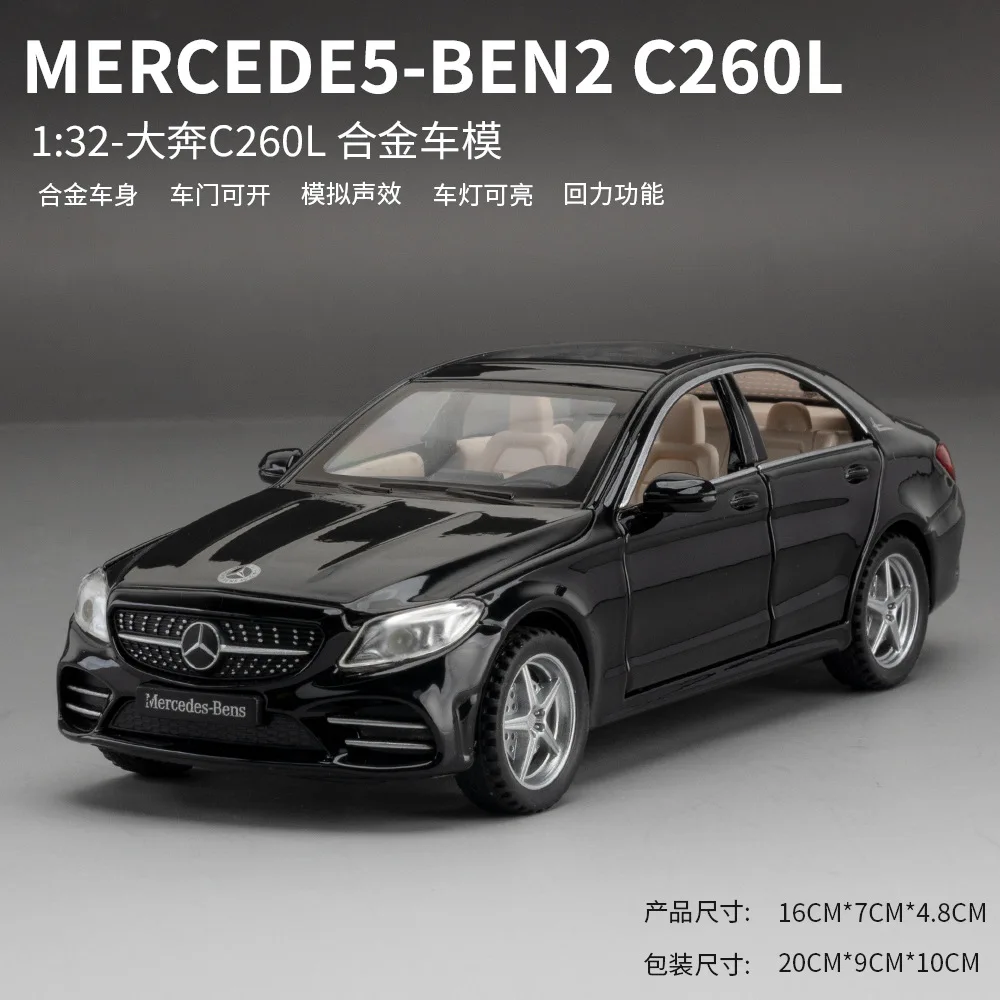 WELLY 1/32 Benz C260 Alloy Diecast Car 7 WELLY 1/32 Benz C260 Alloy Diecast Car - Image 7