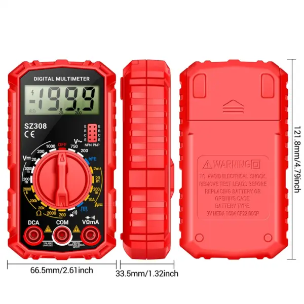 Digital Multimeter High-Precision Voltage Tester - Image 6