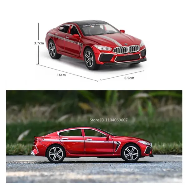 1:32 M8 Alloy Diecast Mini SUV Model Car - Image 7