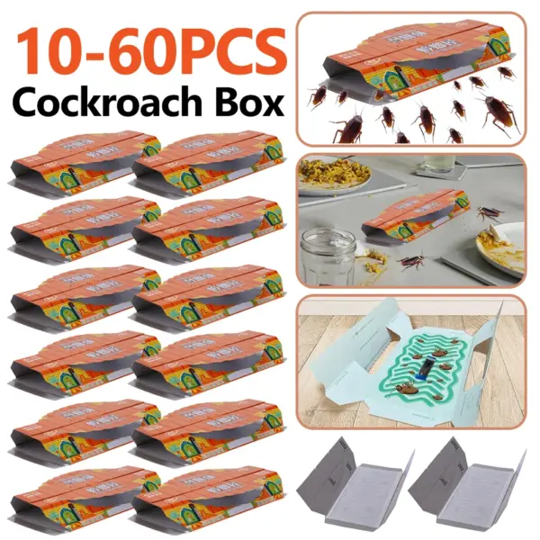 10 Pack Sticky Roach Traps Indoor Pest Control - Image 2