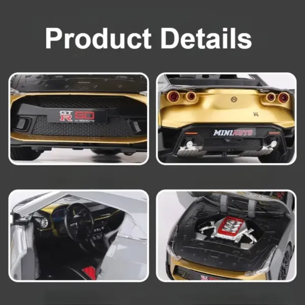 1:24 Scale GTR50 Diecast Model Car with Sound - Image 2