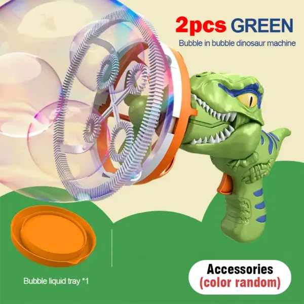 Dinosaur Bubble Blower Machine for Outdoor Fun - Image 8