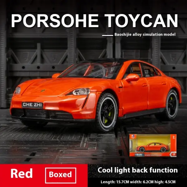 1:32 Porsche Taycan Diecast Metal Model - Image 7