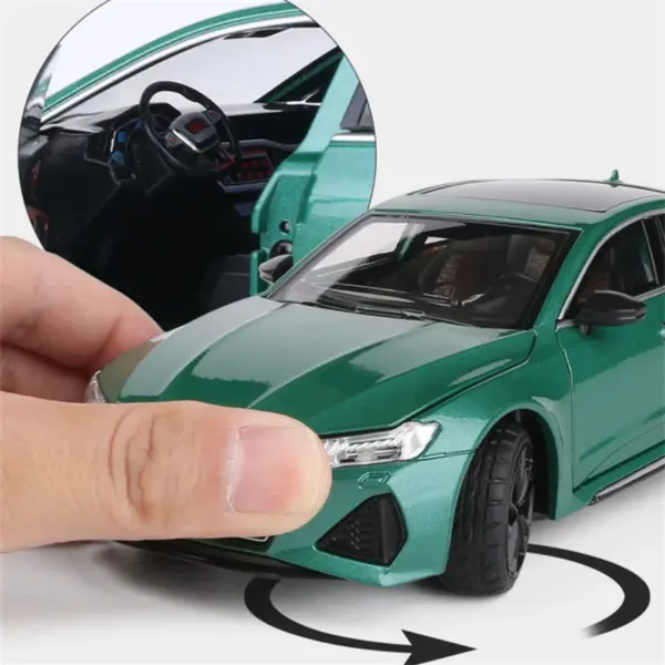 1:24 Audi RS7 Coupe Metal Diecast Model - Image 5