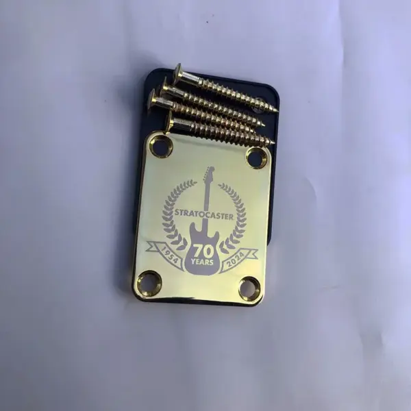 Custom Neck Plate for Strato and Tele Guitars - Image 8