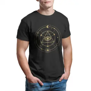 Enlightenment Sacred Geometry Cotton T-Shirt