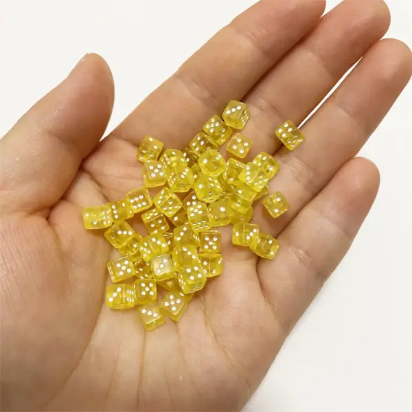 100 Mini 5mm Acrylic D6 Dice Set - Image 12