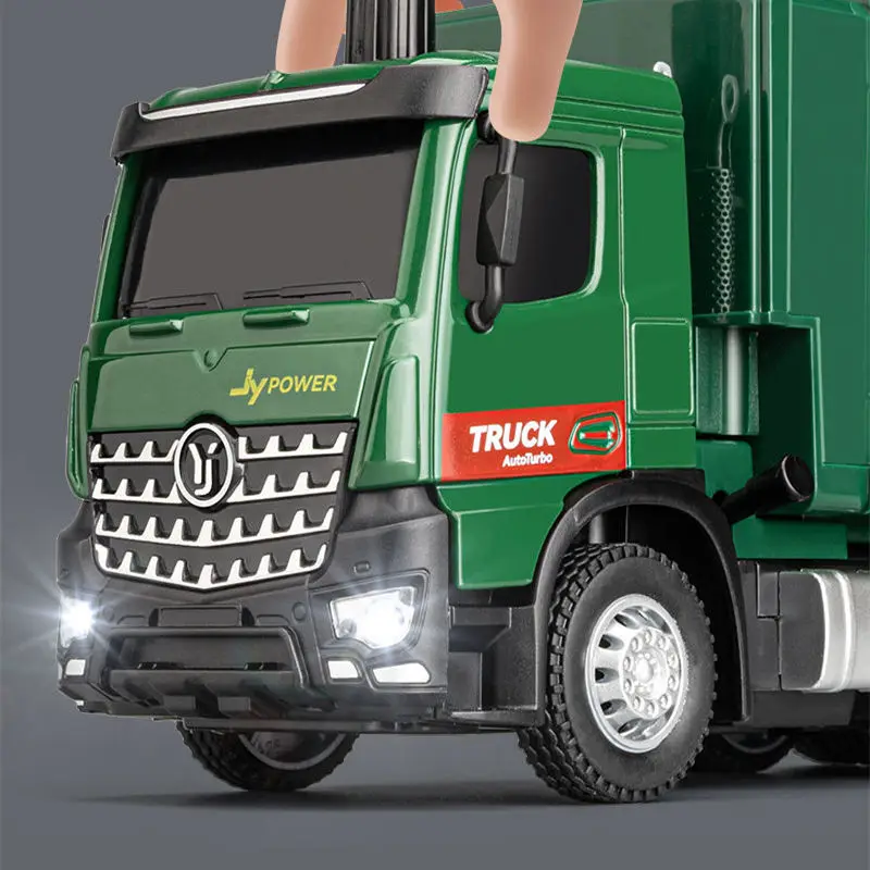 1/30 Scale Diecast Pneumatic Garbage Truck Model 5 1/30 Scale Diecast Pneumatic Garbage Truck Model - Image 5