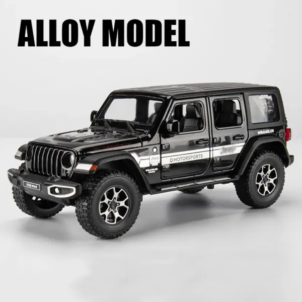 1:22 Scale Diecast Wrangler SUV Model Toy - Image 9