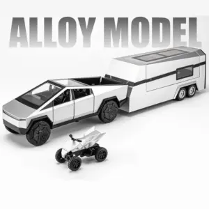 1/24 Scale Alloy Cybers Truck Model Vehicle 15 S46ae9b9fb5334174bccf3529f58924424
