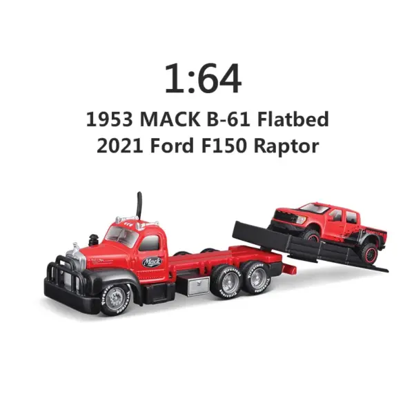 Maisto 1:64 Diecast Transport Trailer Set - Image 11