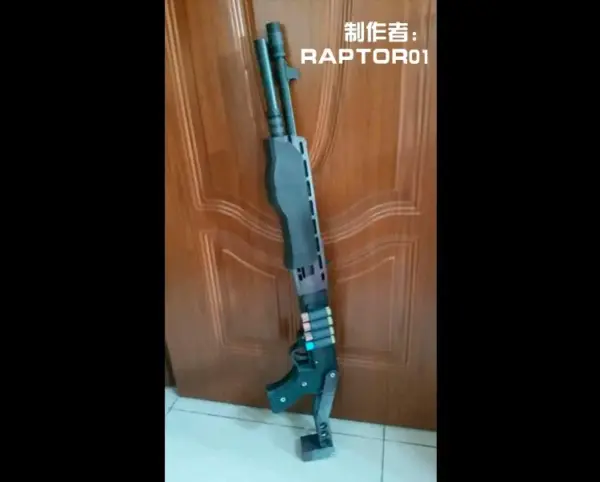 Handmade SPAS-12 Shotgun Model Kit - Image 3
