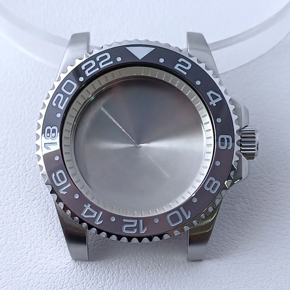 40.5mm Stainless Steel GMT Watch Case NH35/NH36 98 40.5mm Stainless Steel GMT Watch Case NH35/NH36 - Image 98
