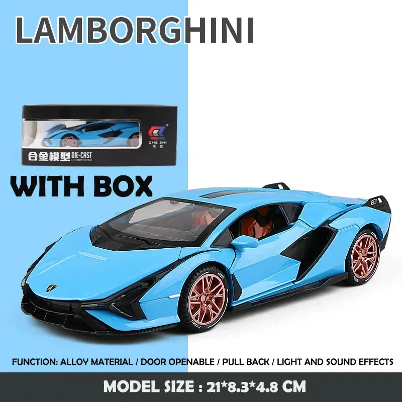 1:24 Lambor SIAN FKP 37 Metal Sport Car Model 7 1:24 Lambor SIAN FKP 37 Metal Sport Car Model - Image 7