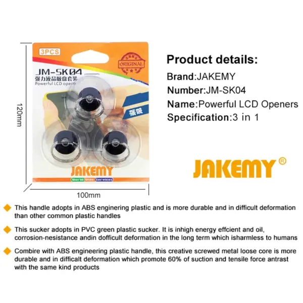 JAKEMY JM-SK04 Suction Cups for Phone Repair - Image 2