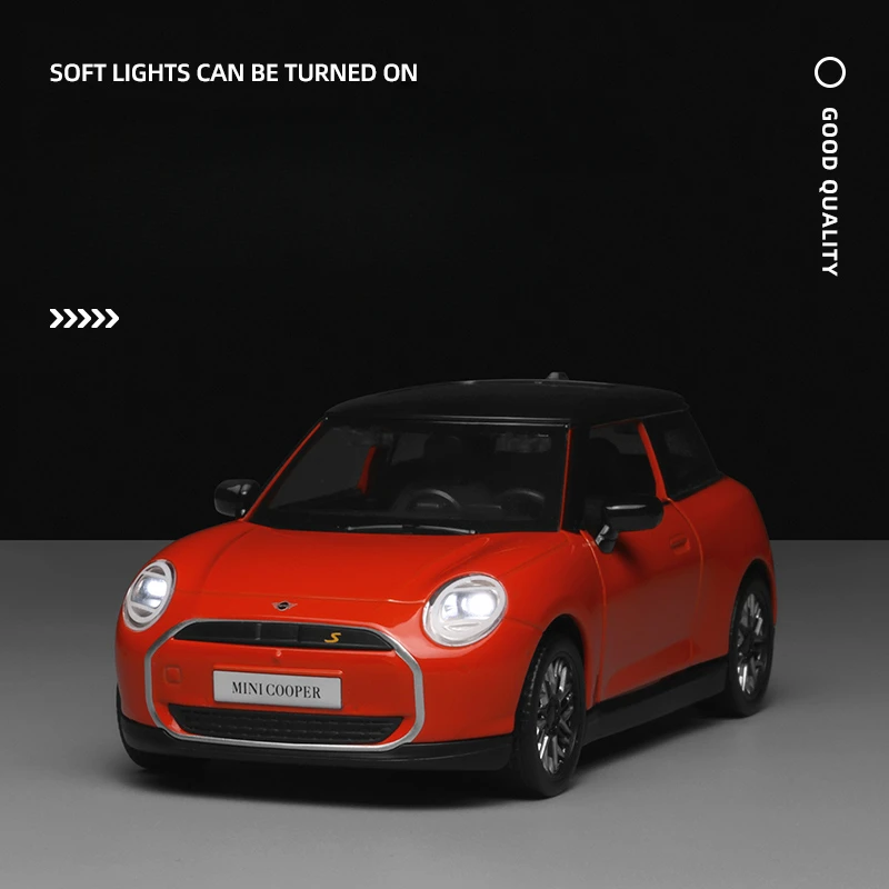 BMW Mini Cooper Diecast Toy Car 1/28 Scale 5 BMW Mini Cooper Diecast Toy Car 1/28 Scale - Image 5