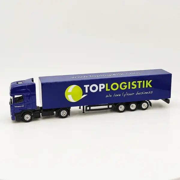 Diecast Alloy Large Transport Vehicle Model - Image 2