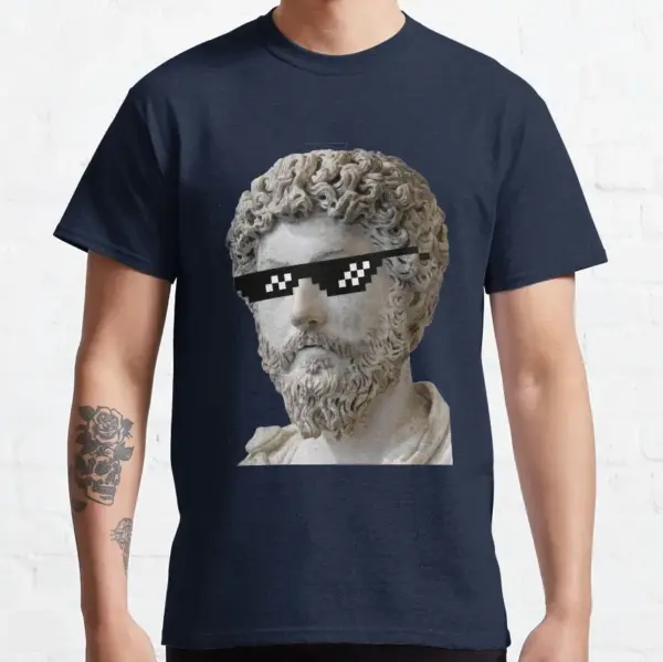 Marcus Aurelius Stoic Philosophy T-Shirt - Image 10