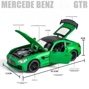 1:24 Scale Benz GTR Diecast Car Model 14 S479d18cc18754132a63c726b092c650eI