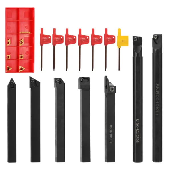 Lathe Tool Holder Set with Inserts 8mm 10mm 12mm - Image 7