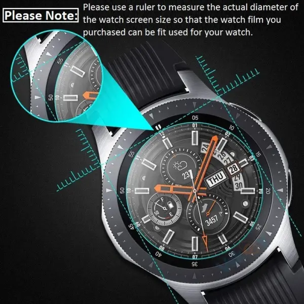 5PCS Tempered Glass Screen Protectors for Smart Watches - Image 2