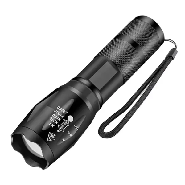 High Power LED Flashlight with 5 Modes