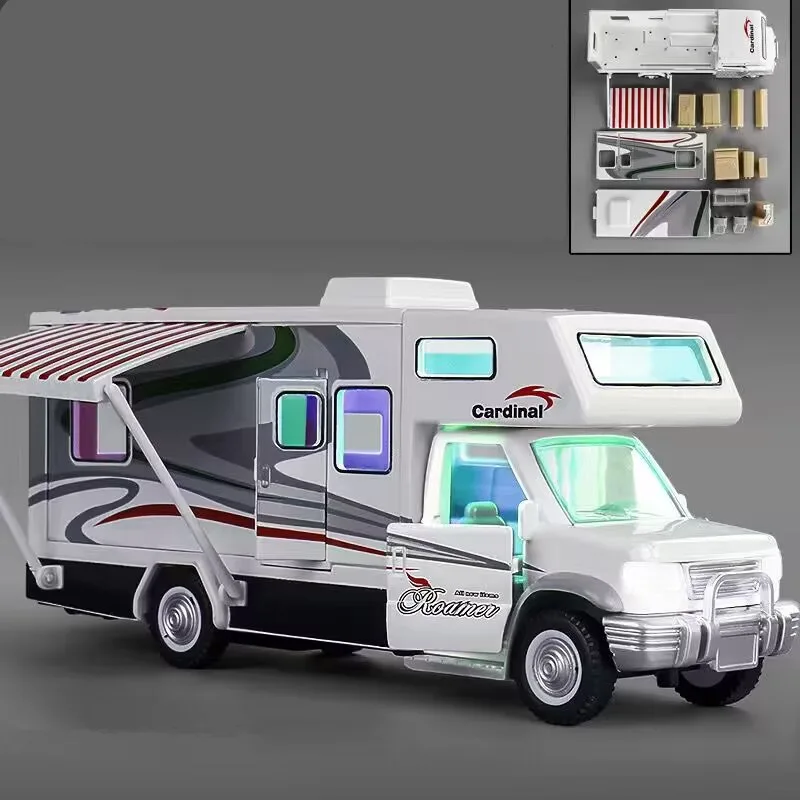 1:28 Alloy Diecast Luxury Caravan Model 5 1:28 Alloy Diecast Luxury Caravan Model - Image 5