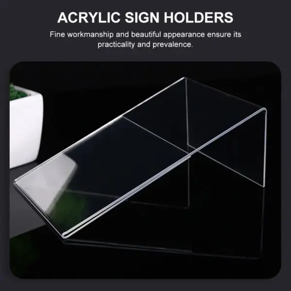 9-Piece Acrylic L-Shaped Display Stands - Image 4