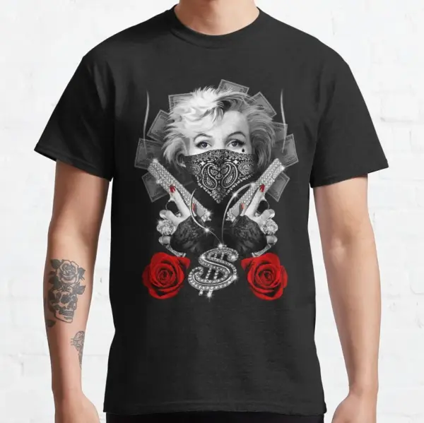 Marilyn Monroe Vintage Graphic T-Shirt Large - Image 8