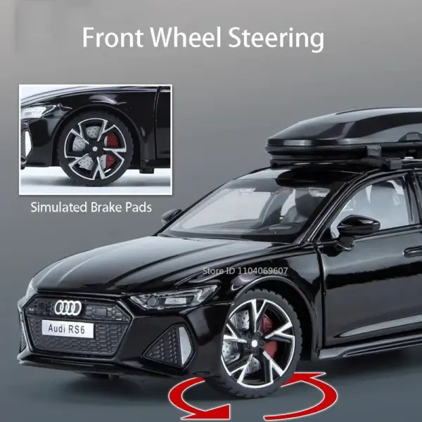 1:32 Scale RS6 Alloy Diecast Car Model - Image 4