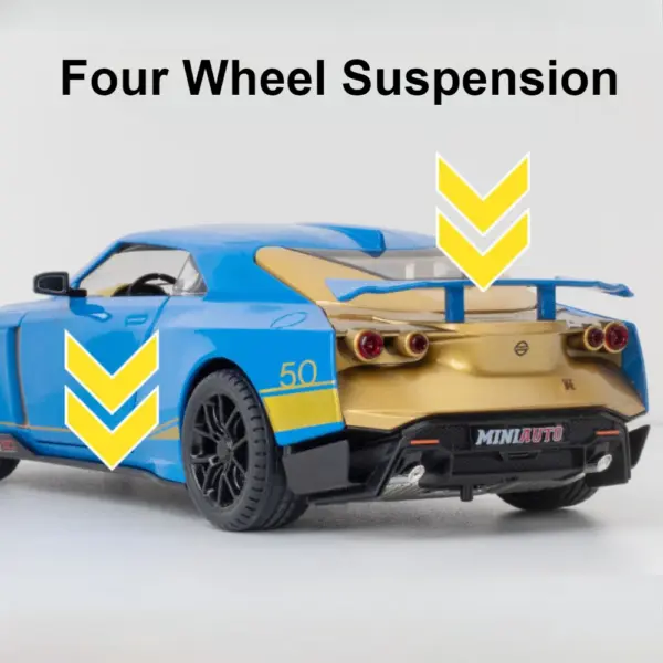 1:24 Scale GTR50 Diecast Model Car with Sound - Image 5