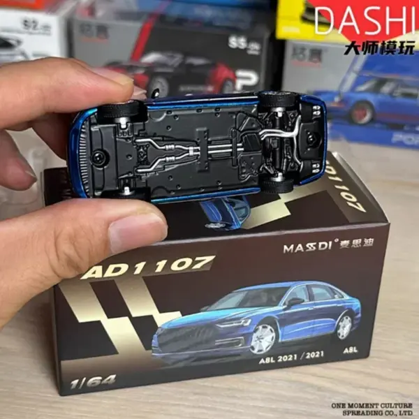 Diecast 1/64 Scale 2021 Audi A8L Model - Image 3